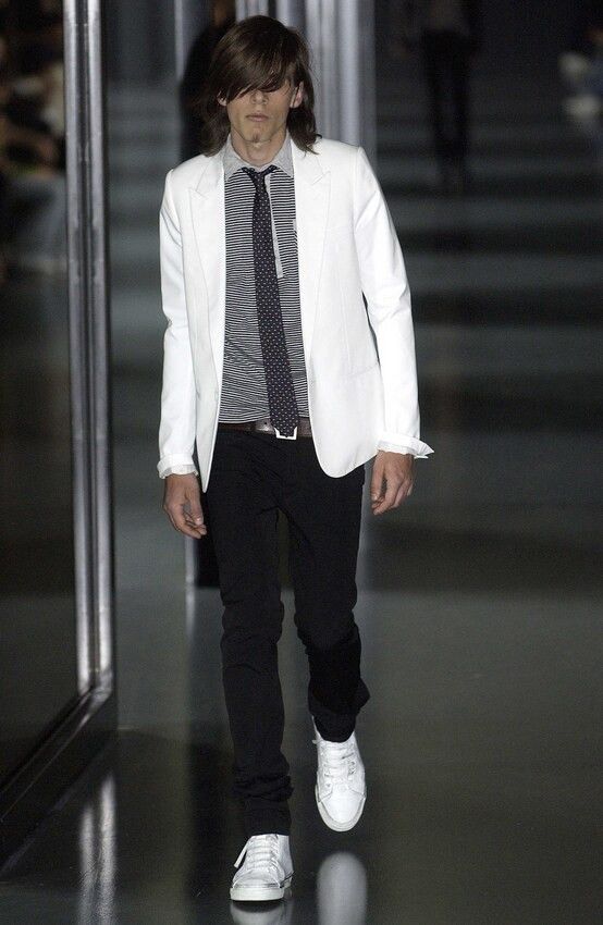Dior × Hedi Slimane dior homme skinny tie ss2006 | Grailed