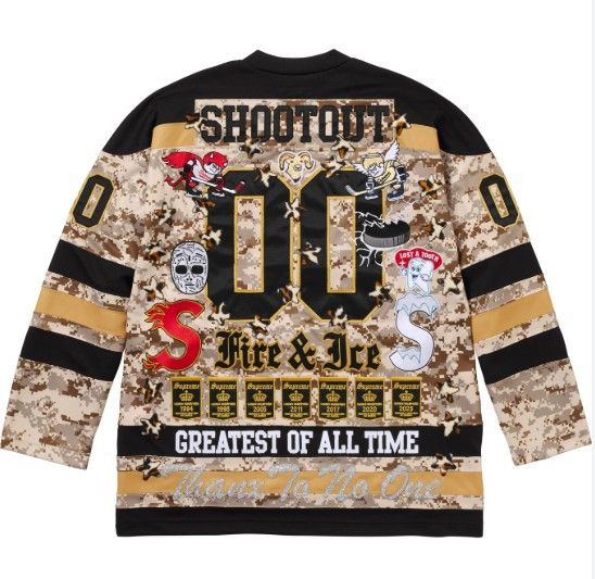 Supreme Supreme Camo Hockey Jersey - Size Medium Size US M / EU 48-50 / 2 - 5 Thumbnail