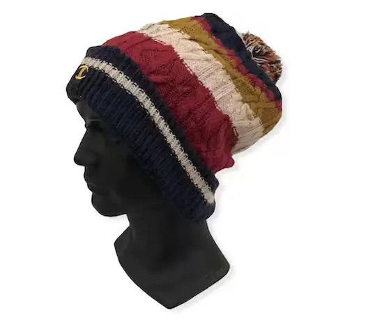 Champion Vintage Champion Multicolour Beanie Hat Size ONE SIZE - 3 Thumbnail