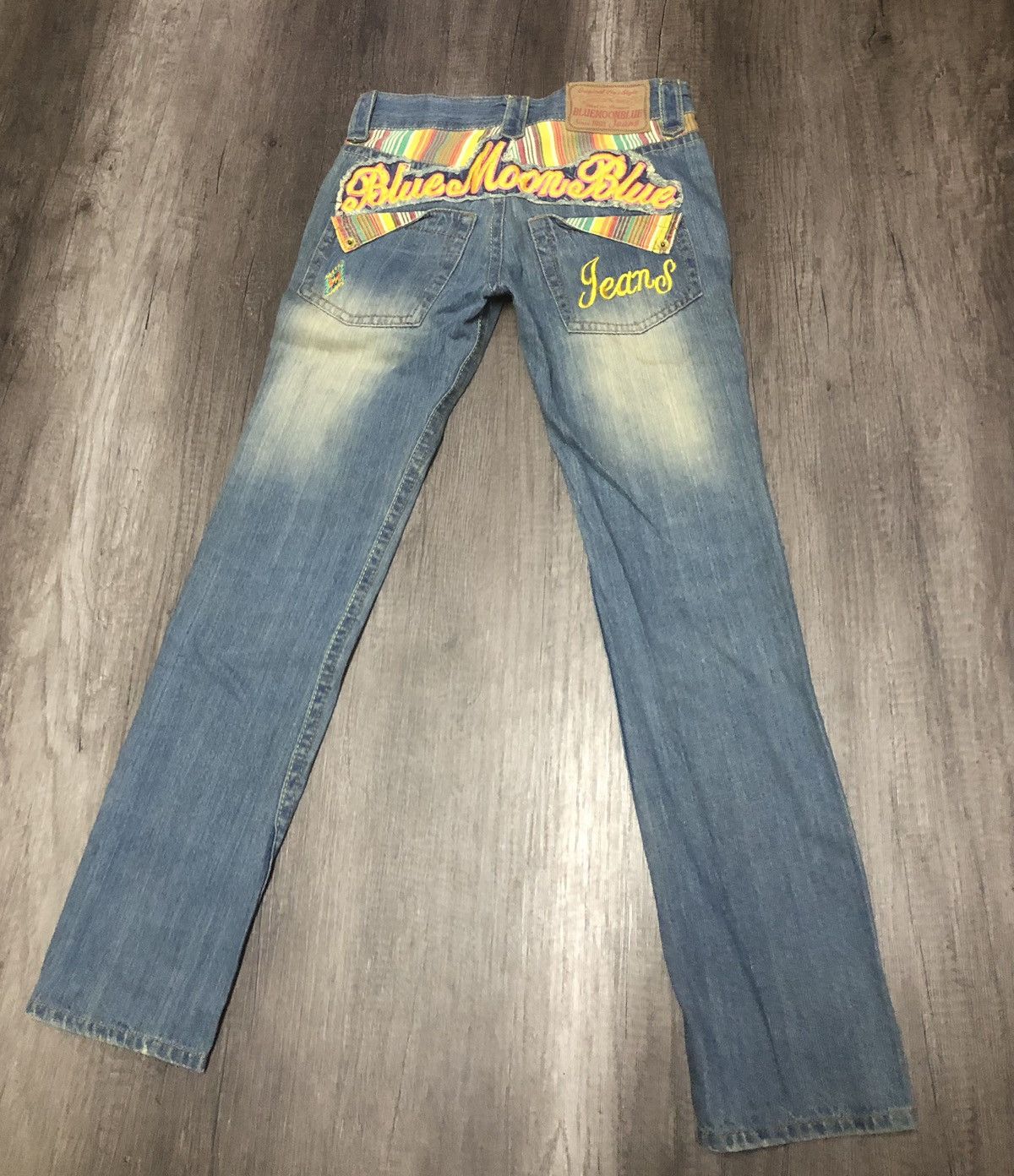 Blue Blue Japan × Hysteric Glamour Vintage Blue Moon Blue Jeans (unisex) Size US 30 / EU 46 - 22 Thumbnail