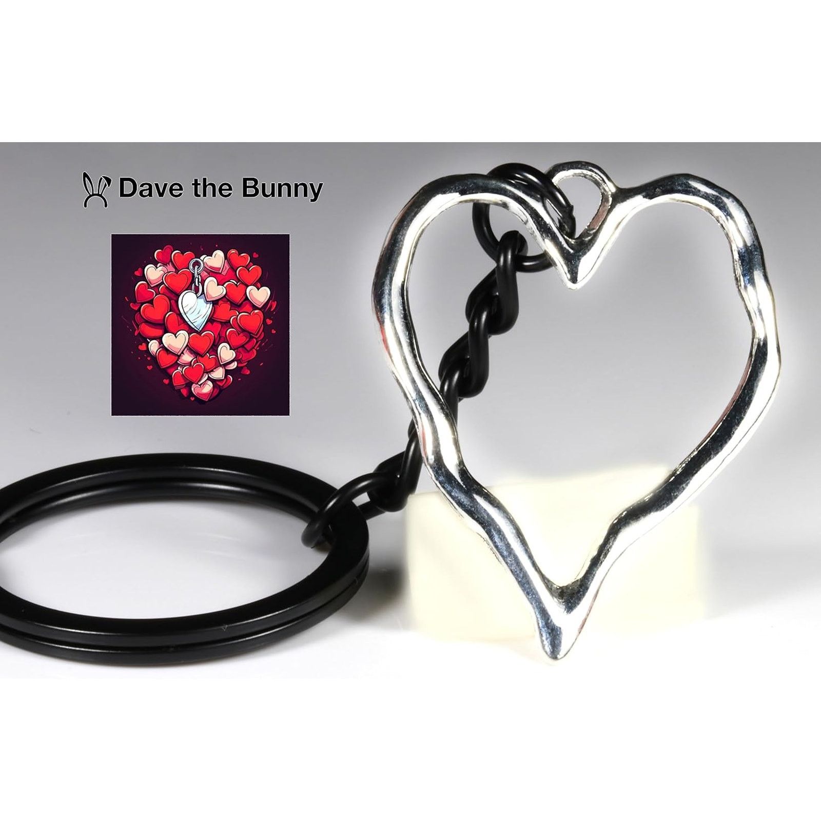 & Other Stories Heart Keychains for Women - Crooked Heart Keychain Size ONE SIZE - 3 Thumbnail