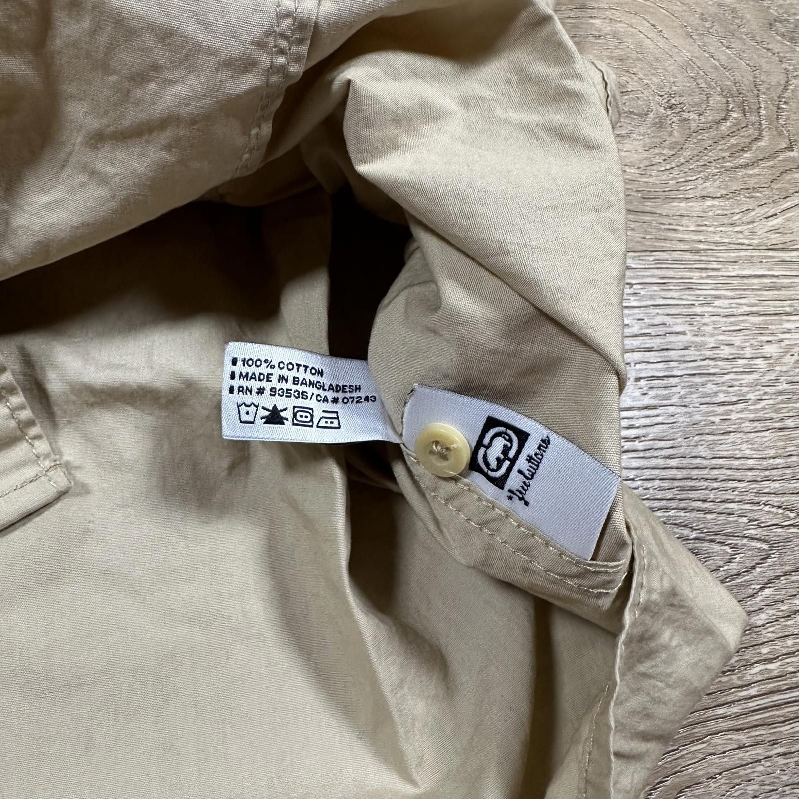 Ecko Unltd. Ecko Unltd. Mens Button up Shirt XL Beige Short Sleeve Size US XL / EU 56 / 4 - 7 Thumbnail