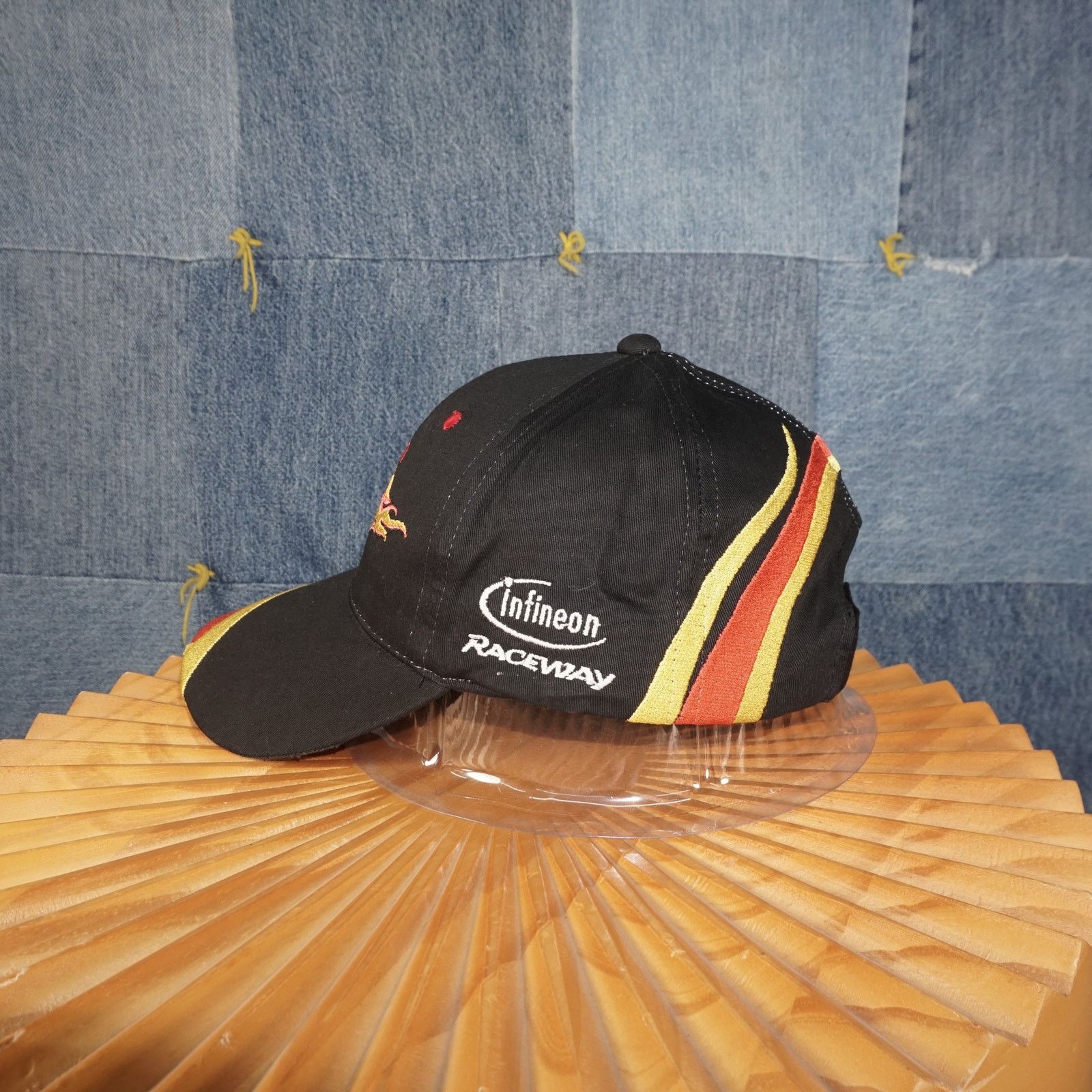 NASCAR OSFA-Vintage / Y2K NASCAR Style Toyota Flame Embroidered Hat Size ONE SIZE - 3 Thumbnail