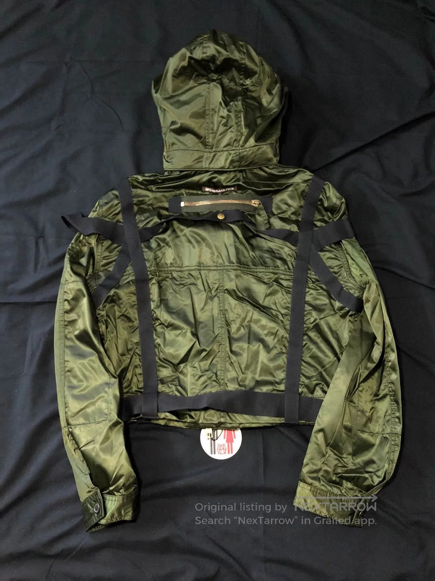 Jean Paul Gaultier Jean Paul Gaultier Hooded Cropped Jacket. Size US L / EU 52-54 / 3 - 3 Thumbnail