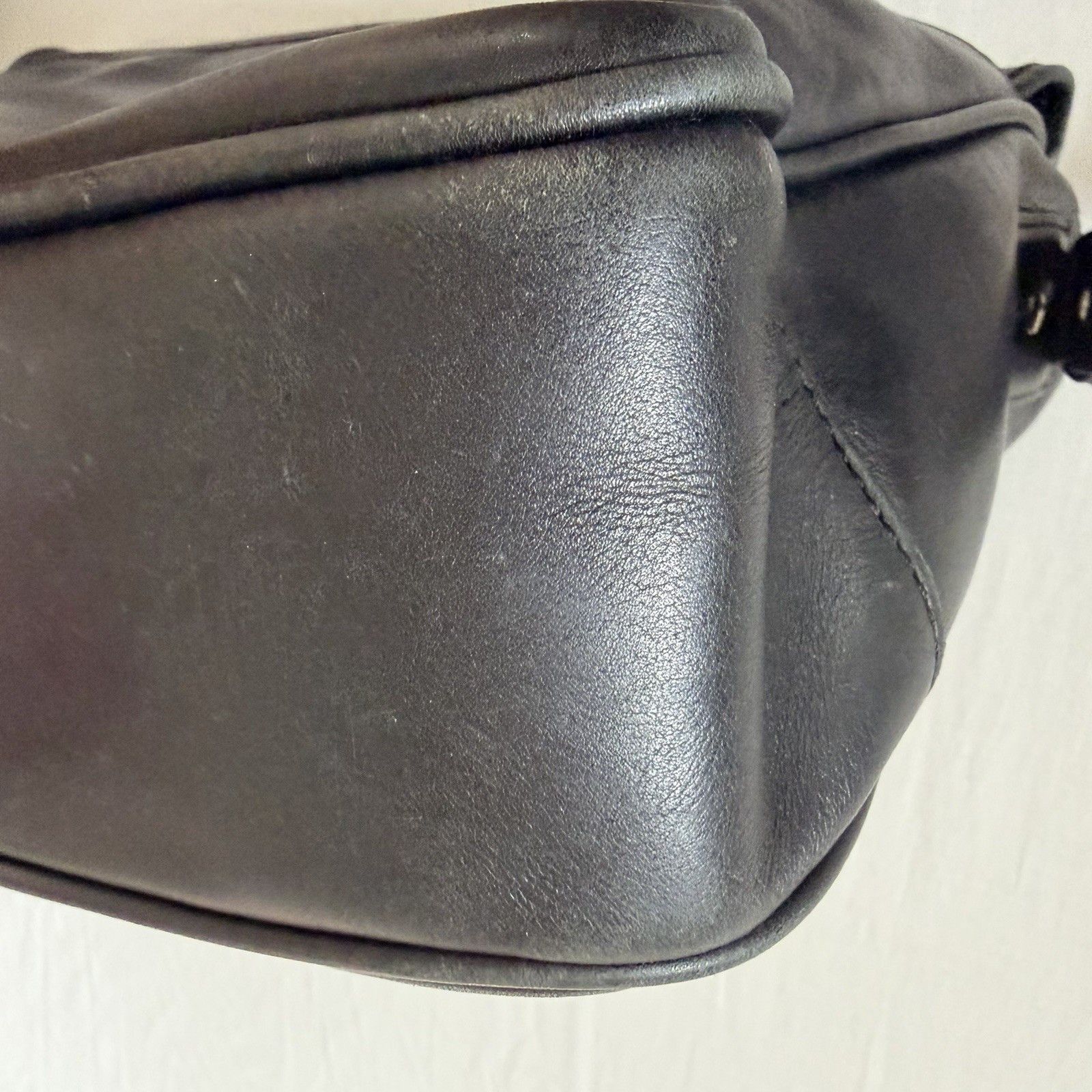 Coach Vtg Coach Logan BLK Leather Large Business Messenger Bag Size ONE SIZE - 15 Thumbnail