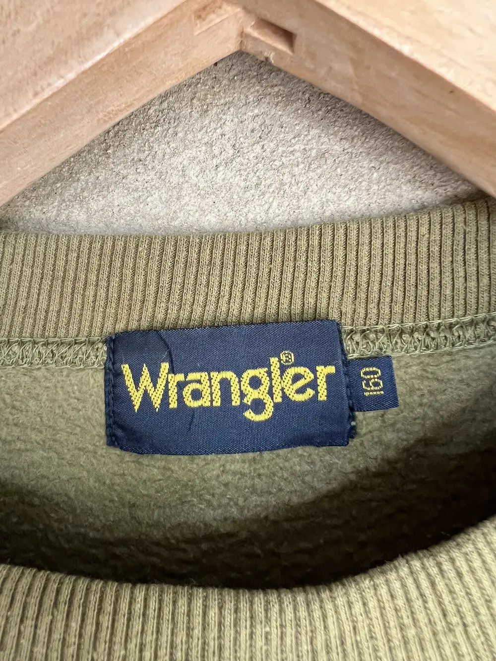 Vintage Vintage Wrangler Spell Out Sweatshirt Size US S / EU 44-46 / 1 - 4 Thumbnail