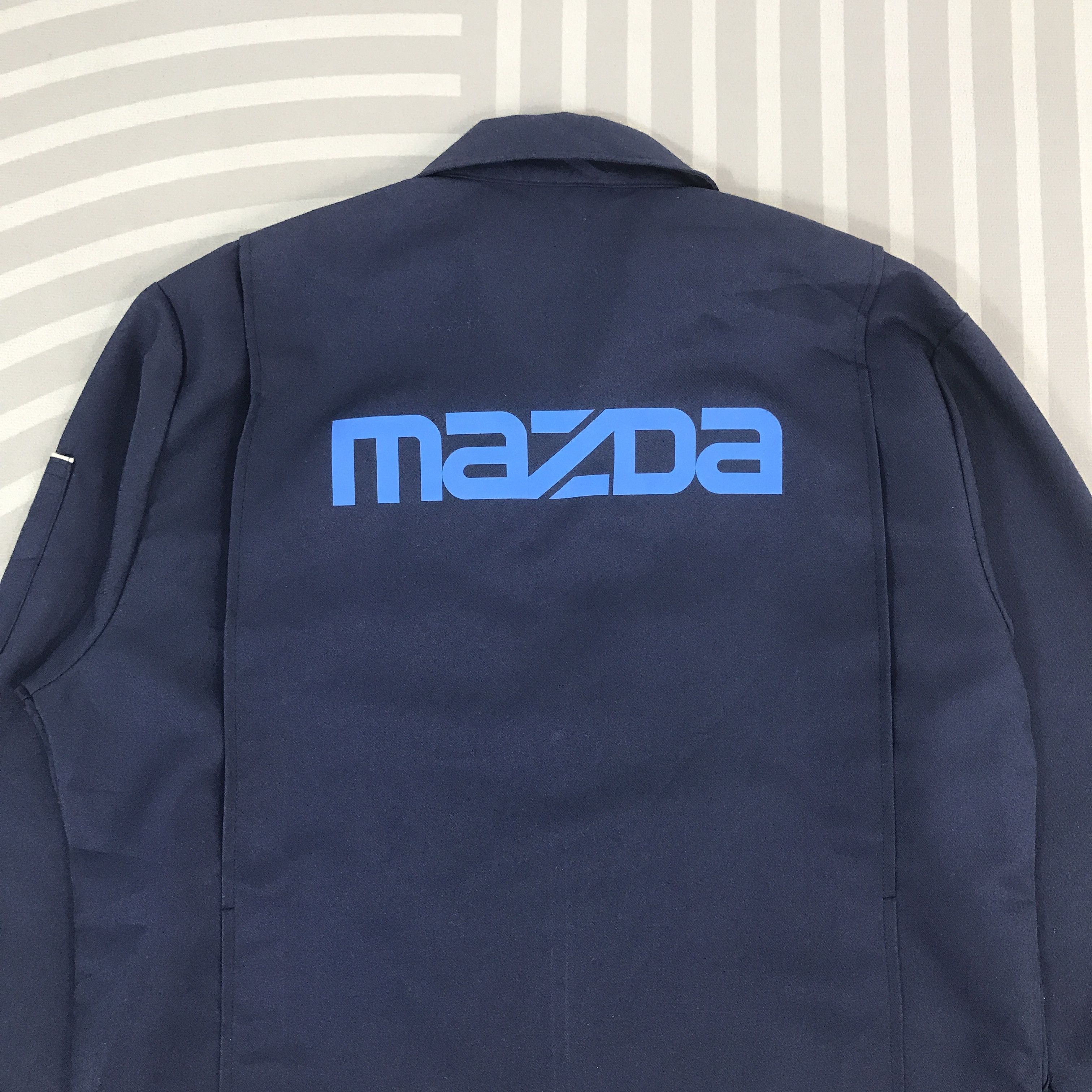 Japanese Brand Vintage Mazda Racing Navy Uniform Custom Jacket K67B12 Size US L / EU 52-54 / 3 - 2 Thumbnail