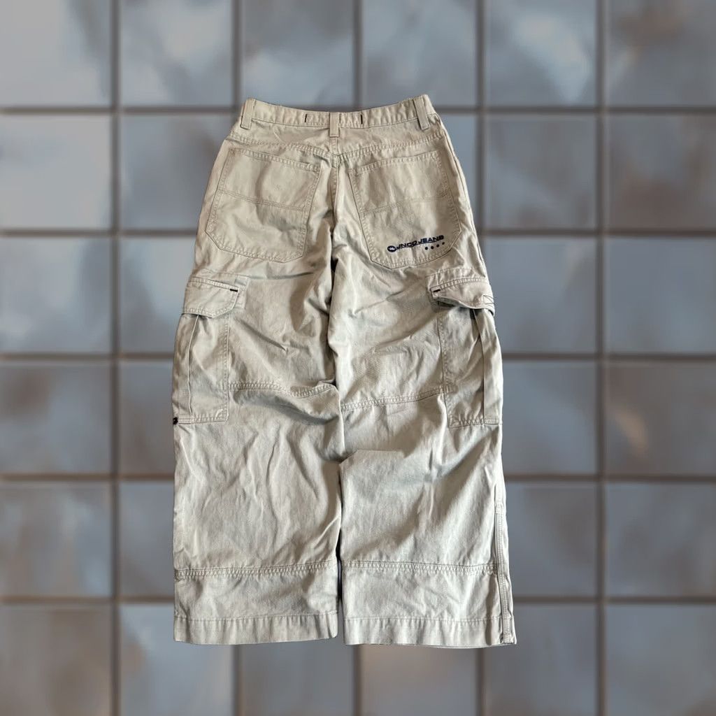 JNCO VINTAGE JNCO Pants Men’s Size 32x30 Khaki Cargo Legendary Embroidered Y2K 90’s Size US 31 - 1 Thumbnail