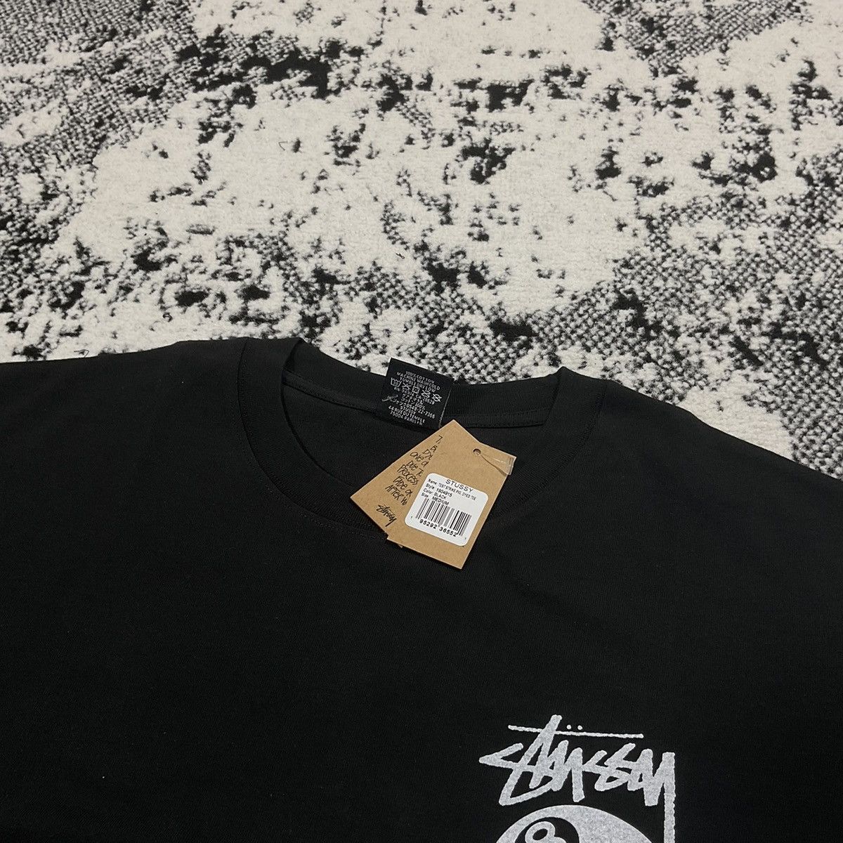 Other STUSSY TEST STRIKE PIGMENT DYED TEE IN BLACK Size US M / EU 48-50 / 2 - 6 Thumbnail
