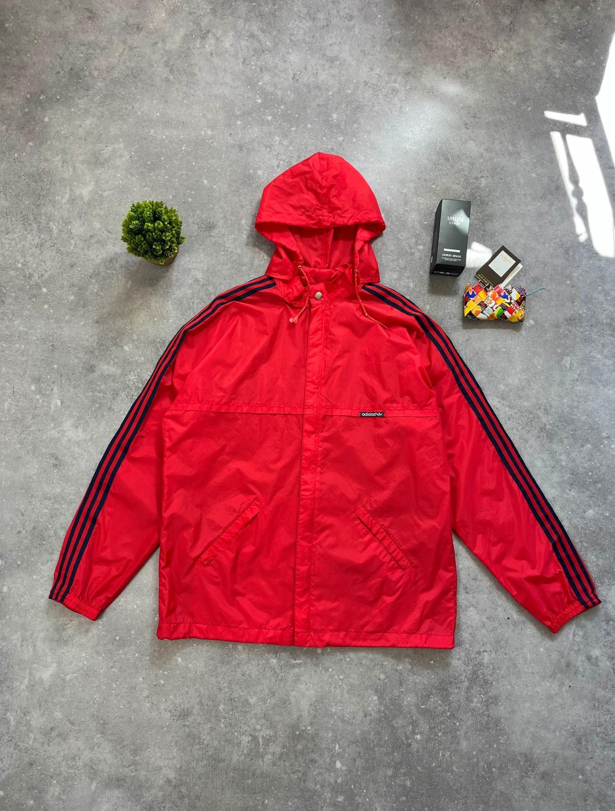 Adidas × Vintage Vintage Adidas 90s 3 Stripes Jacket Retro Germany Usa Size US XL / EU 56 / 4 - 2 Thumbnail
