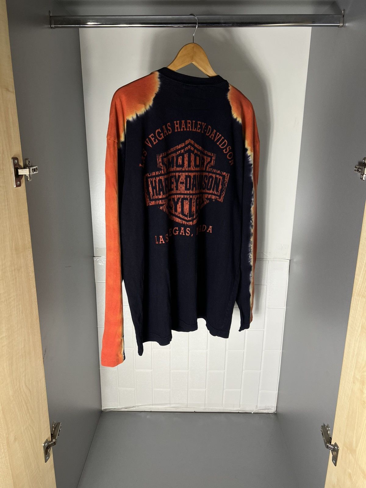 Harley Davidson VINTAGE HARLEY DAVIDSON MOTORCYCLE LAS VEGAS 1995 RETRO Y2K Size US XL / EU 56 / 4 - 17 Thumbnail