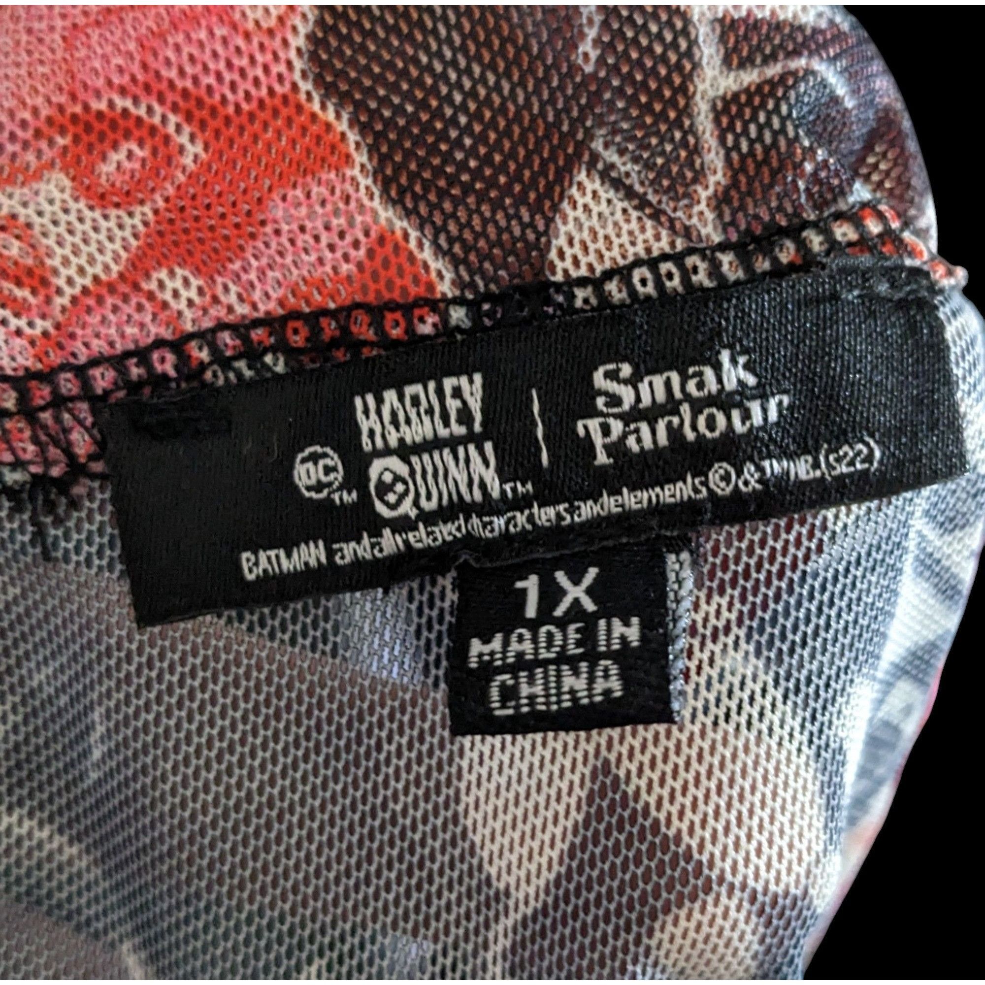 Other Harley Quinn x Smak Parlour Semi Sheer Crop Top Size 1X Size XL / US 12-14 / IT 48-50 - 5 Thumbnail
