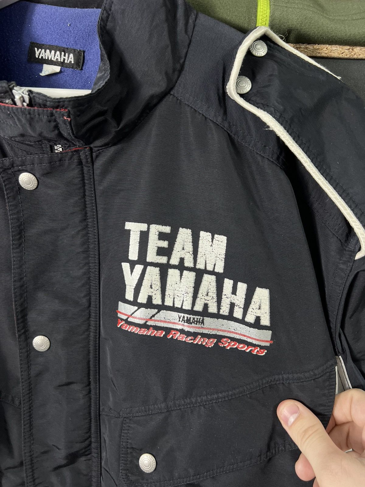 Yamaha Vintage Yamaha Team Racing Sports Jacket Black 80s style 3XL Size US XXL / EU 58 / 5 - 9 Thumbnail