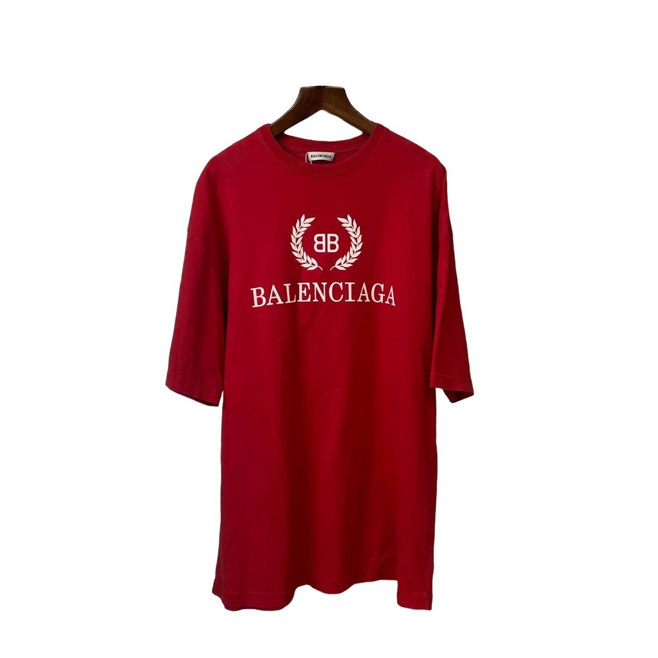 Balenciaga Balenciaga Wheat Logo T-Shirt Size XS Size US XS / EU 42 / 0 - 1 Thumbnail