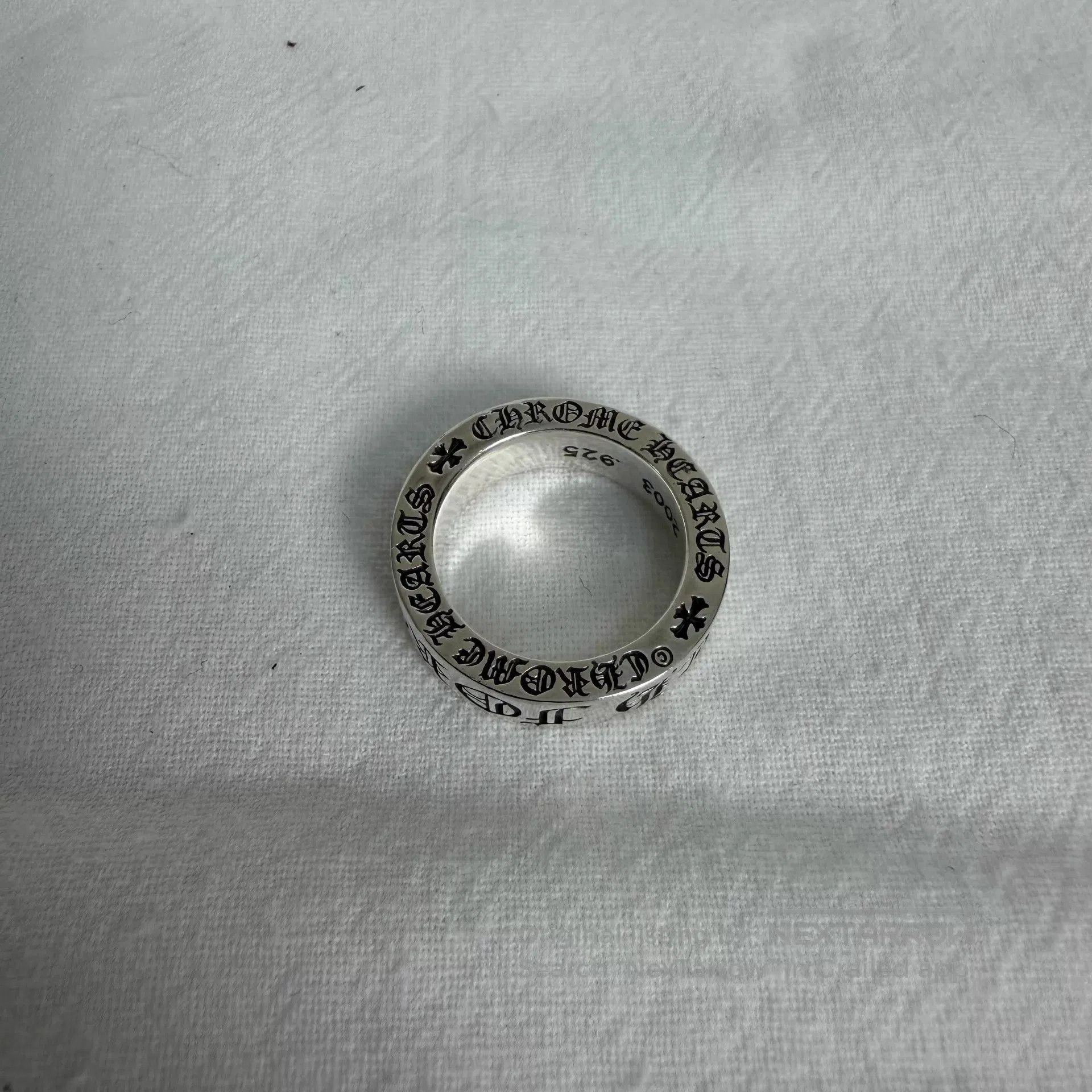 Chrome Hearts Chrome Hearts 925 Silver CH Forever Spacer ring 5