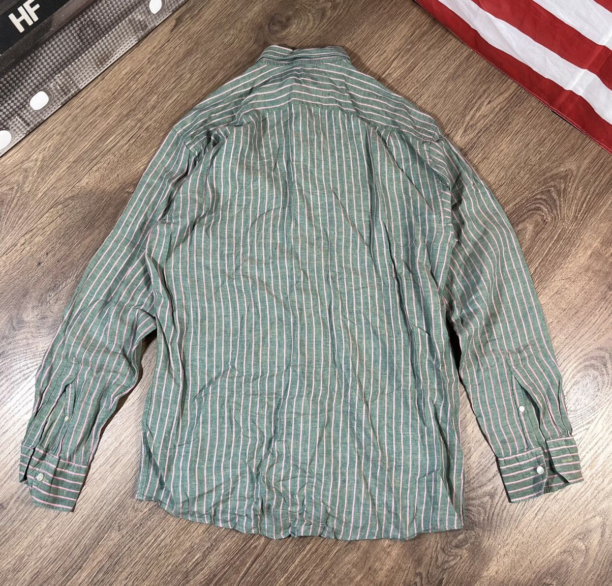 Eton Eton Linen Shirt Size US XL / EU 56 / 4 - 8 Thumbnail