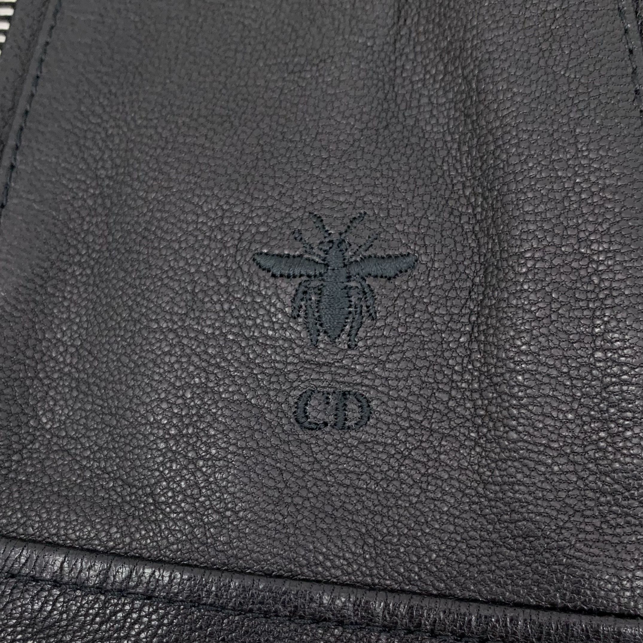 Dior Dior Jacket – Black Wheel Print Leather (Size M) Size M / US 6-8 / IT 42-44 - 3 Thumbnail