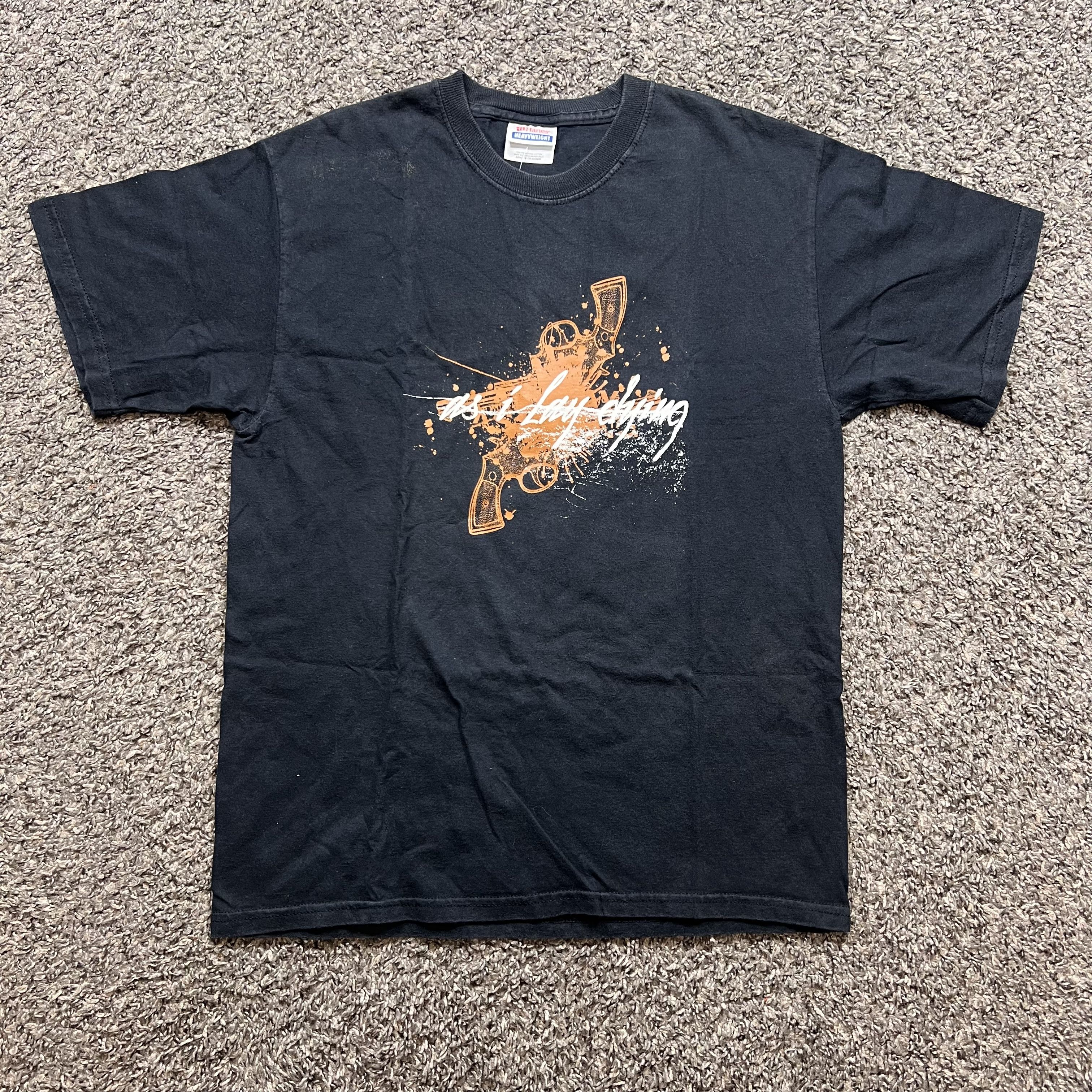 Band Tees × Hanes 2003 Vintage As I Lay Dying "Revolver" T Shirt Size US M / EU 48-50 / 2 - 1 Thumbnail