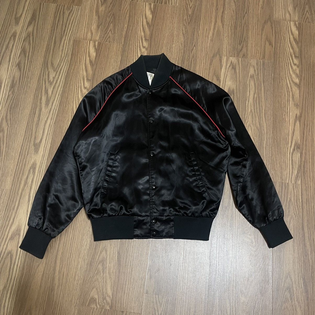 Vintage Vintage 80’s NBC Peacock Logo Jacket Satin Jacket Size US L / EU 52-54 / 3 - 2 Thumbnail