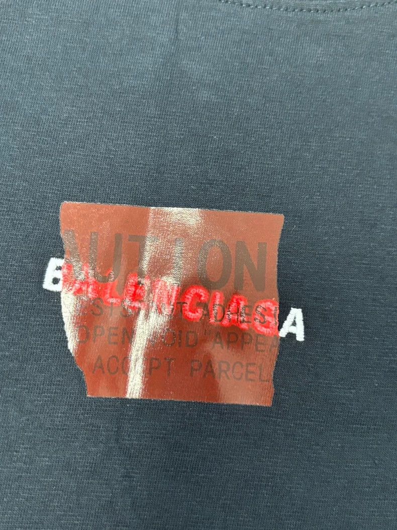 Balenciaga Balenciaga 25ss adhesive tape short sleeve Size US M / EU 48-50 / 2 - 3 Thumbnail