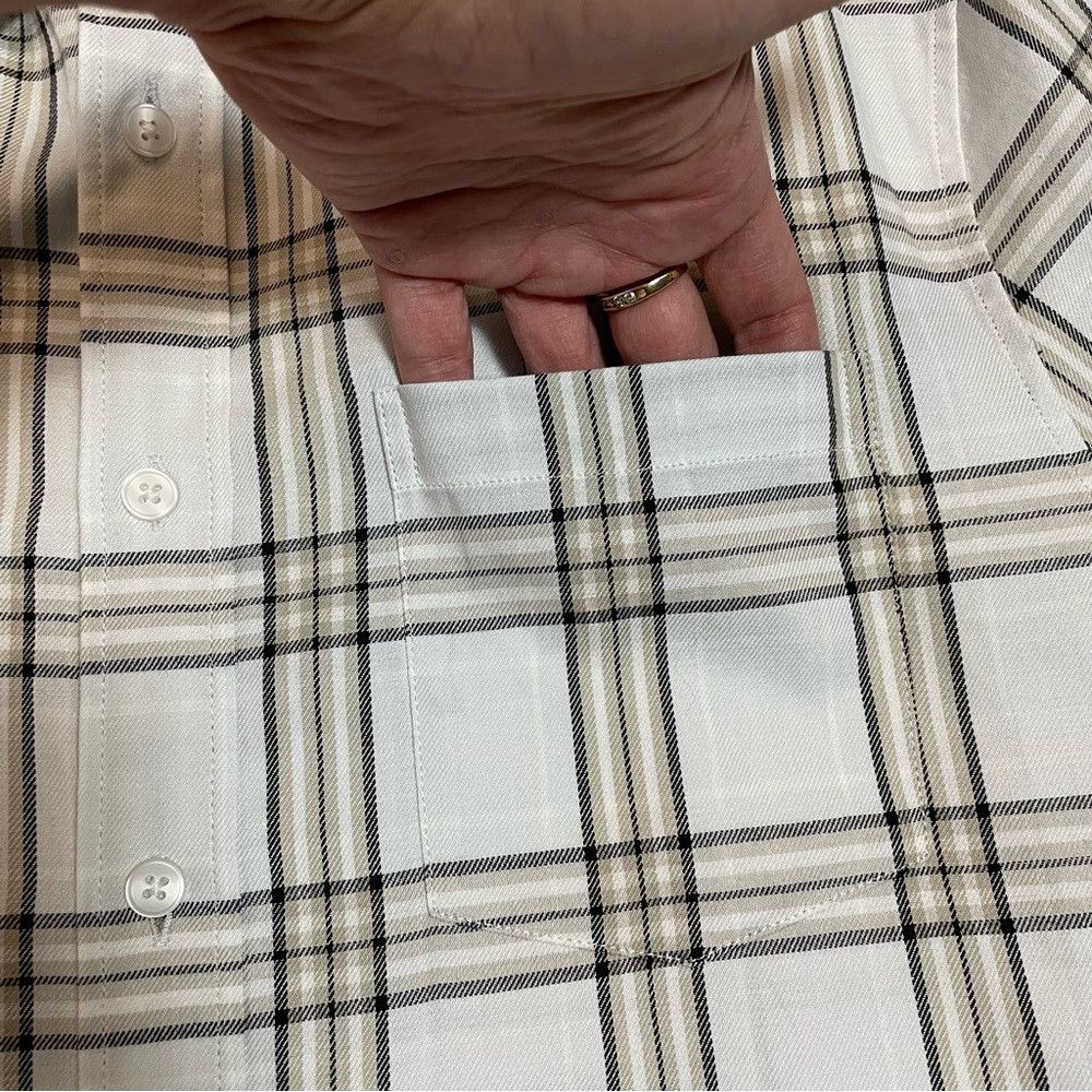 Vince NWT New $185 Vince Caspian Plaid Short Sleeve Button-Up Shi Size US M / EU 48-50 / 2 - 8 Thumbnail