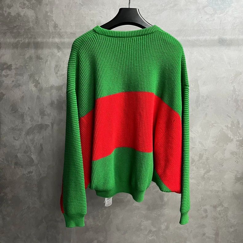 Gucci Gucci Adidas red and green striped color block knitted patt Size US L / EU 52-54 / 3 - 6 Thumbnail