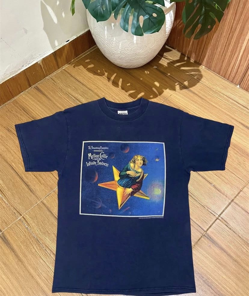 Vintage 💎RARE💎SMASHING PUMPKINS MELLON COLLIE 1995 Size US L / EU 52-54 / 3 - 1 Thumbnail