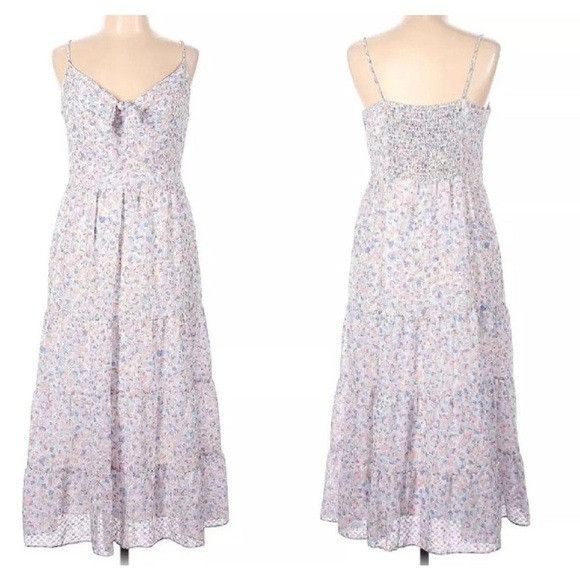 Nanette Lepore NWT Nanette Lepore Tiered Floral Midi Dress $158 Size M / US 6-8 / IT 42-44 - 2 Thumbnail