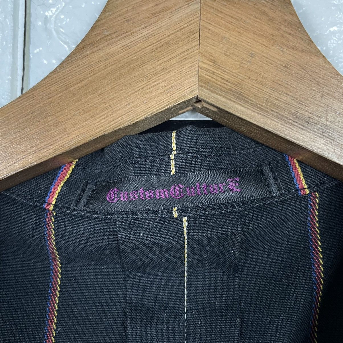 Japanese Brand Cuatom Culture Dressd Punk Stripe Jacket Size US S / EU 44-46 / 1 - 15 Thumbnail