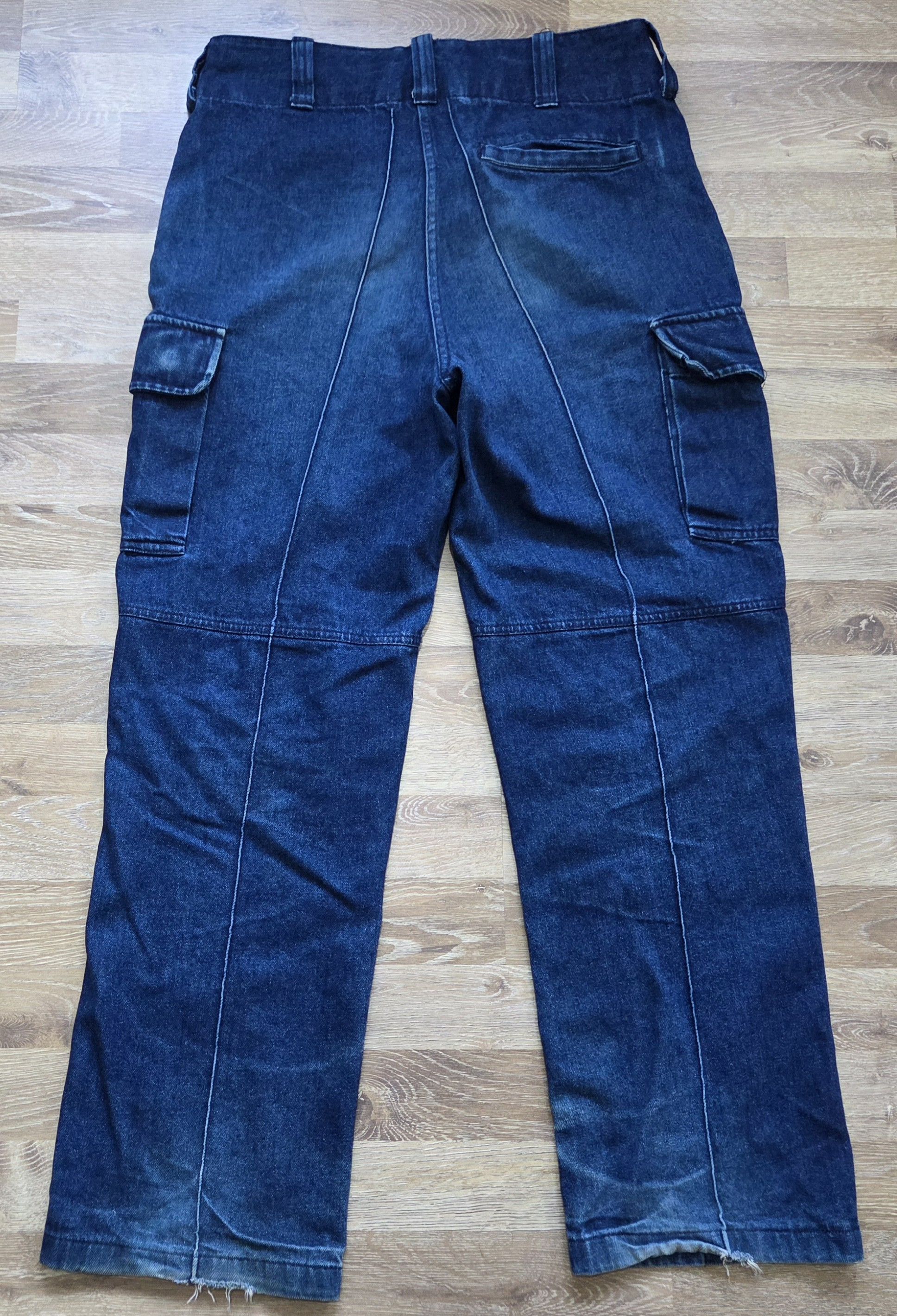Japanese Brand Vintage Devilock Japan Cargo Utility Rider Punk Pants Jeans Size US 34 / EU 50 - 2 Thumbnail