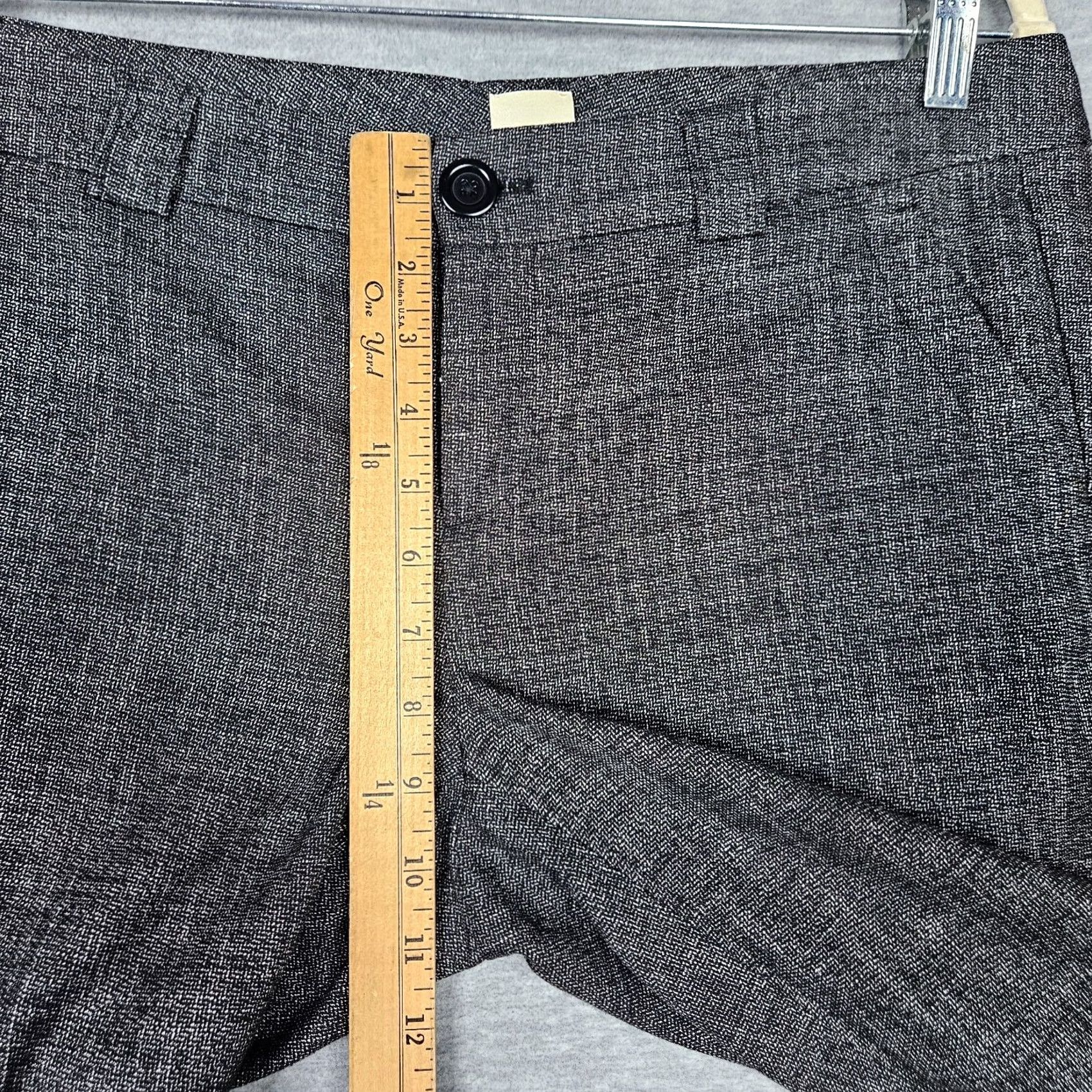 Vintage ECRU Women's Mid-Rise Costello Trouser black/white Size 6 Size 28" / US 6 / IT 42 - 7 Thumbnail