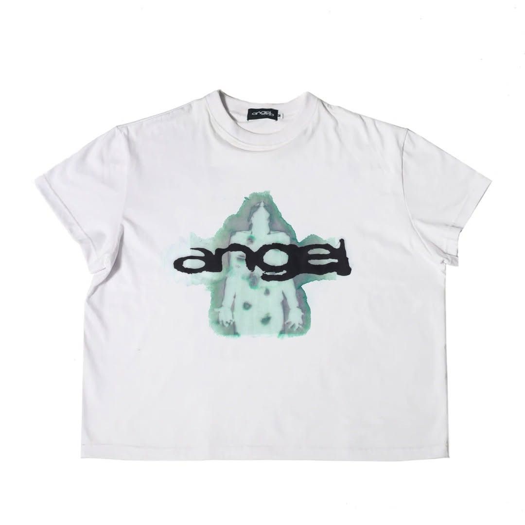 Playboi Carti Angel333 Stain Tee 1/1 Shirt - White Large Angel 333 Size US L / EU 52-54 / 3 - 1 Thumbnail