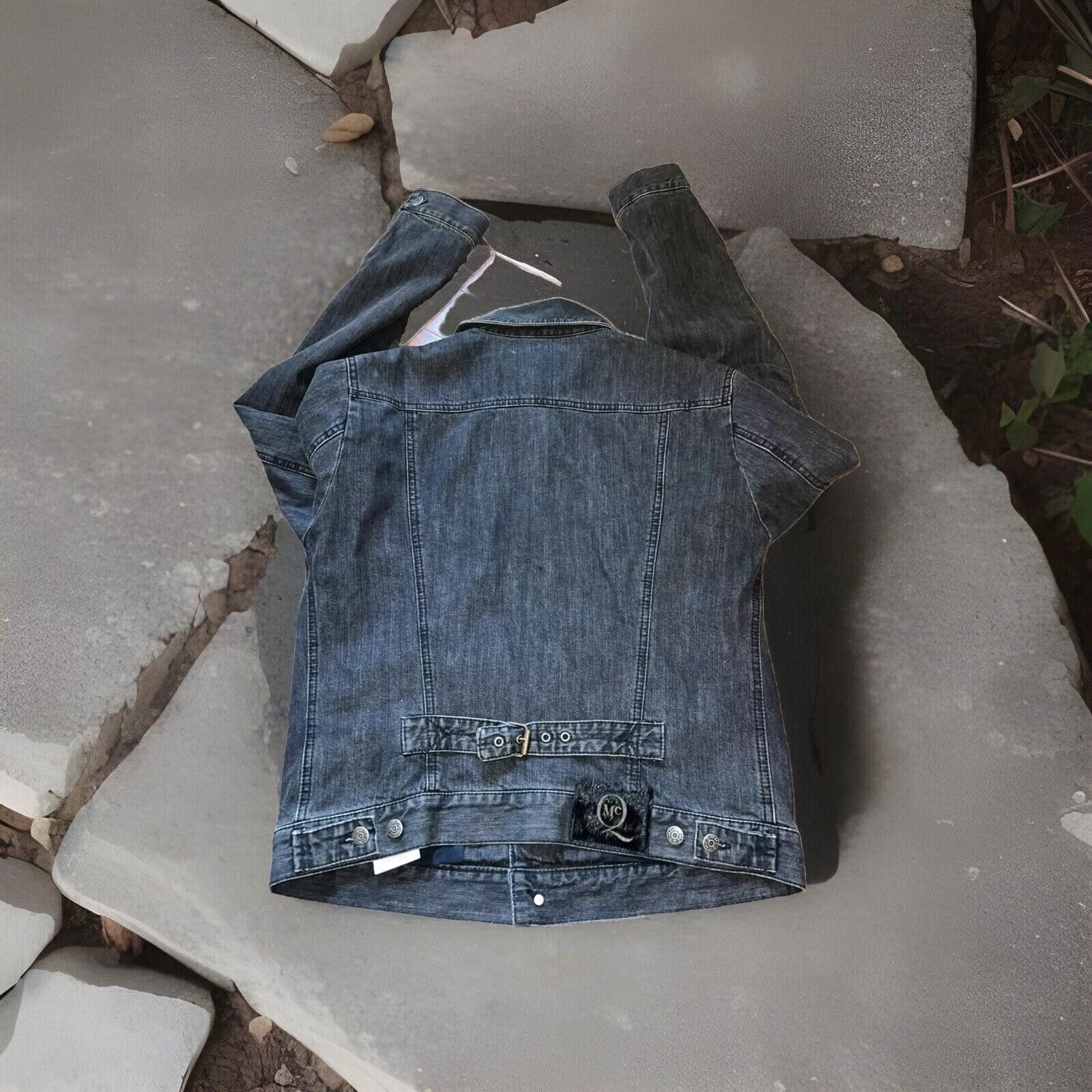 Alexander McQueen Alexander McQueen L Black Denim Trucker Jacket Coat Italy 52 Size US L / EU 52-54 / 3 - 4 Thumbnail
