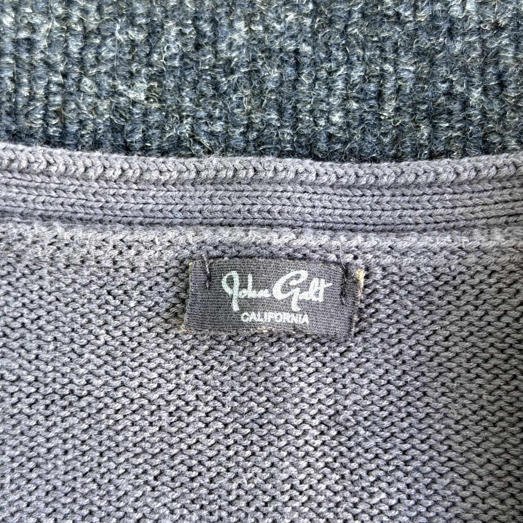 Vintage John Galt Cardigan Sweater Womens Small Blue V Neck Button Front Tight-Knit Size S / US 4 / IT 40 - 3 Thumbnail