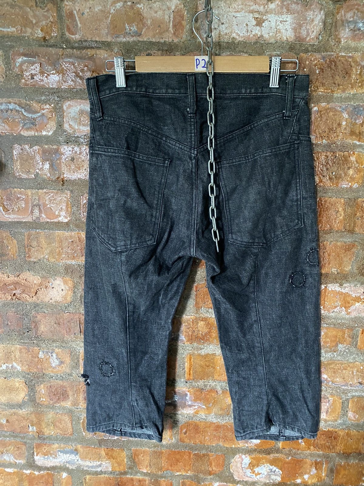 Japanese Brand 2000s EDGE RUPERT O ring distressed 3/4 pants Size US 30 / EU 46 - 9 Thumbnail