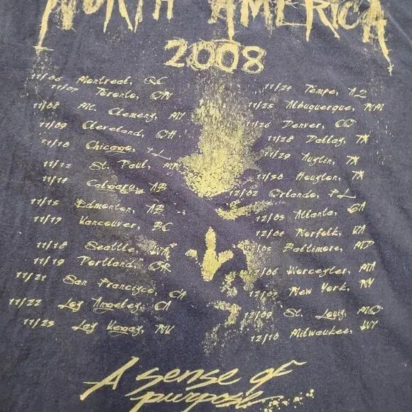 Other In Flames A Sense Of Purpose North America Tour 2008 T-Shirt Size US M / EU 48-50 / 2 - 8 Thumbnail