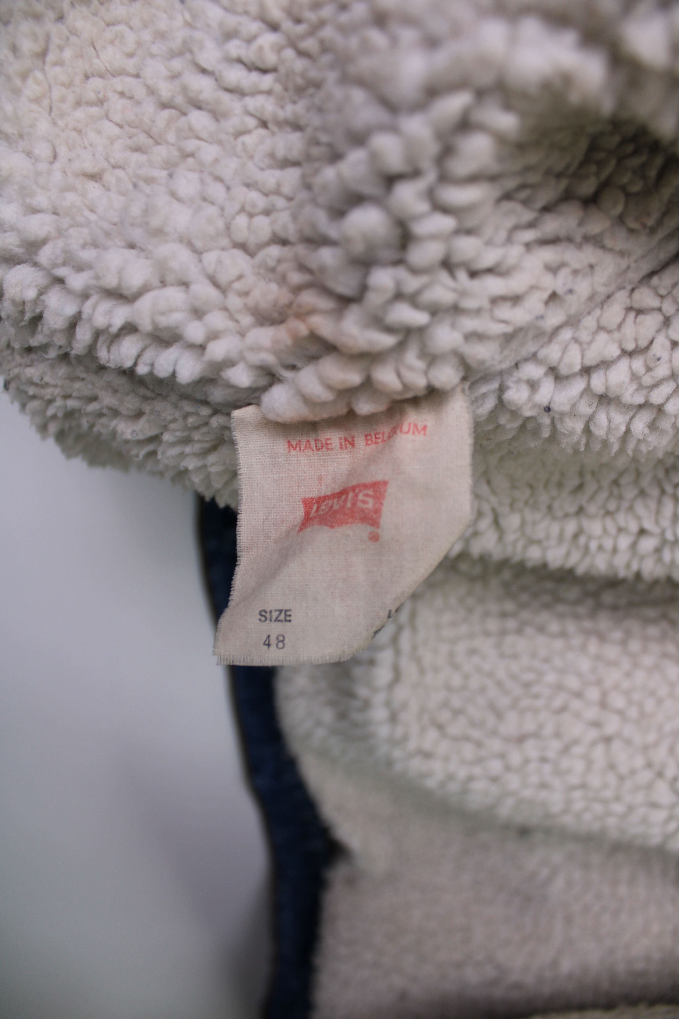 Levi's Levis Vintage Sherpa Lined Denim Jacket 1990S Vtg 48 Size US L / EU 52-54 / 3 - 8 Thumbnail
