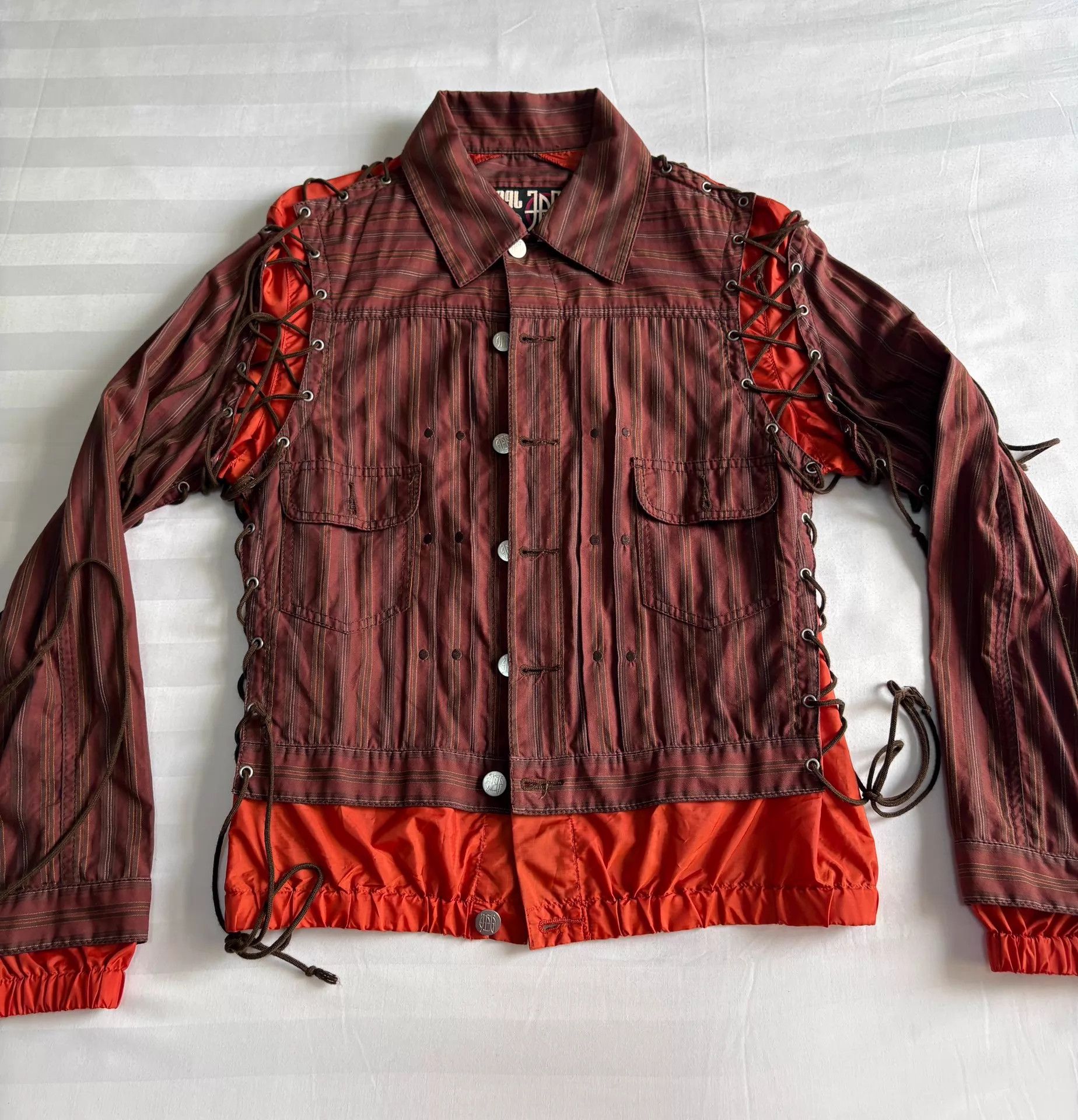 Jean Paul Gaultier Jean Paul Gaultier Vintage Archive Belted Lacing Jacket 48 Size US M / EU 48-50 / 2 - 5 Thumbnail