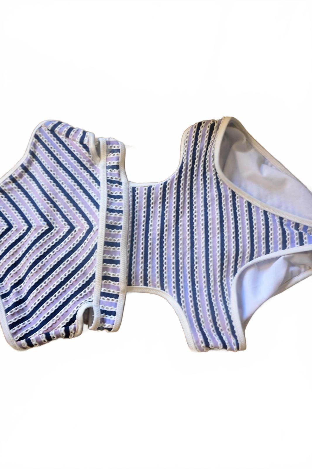 Genetic Manipulation Shinichiro Kuriya Jessica Simpson Women's One-Piece Cutout Swimsuit Striped S Size ONE SIZE - 3 Thumbnail