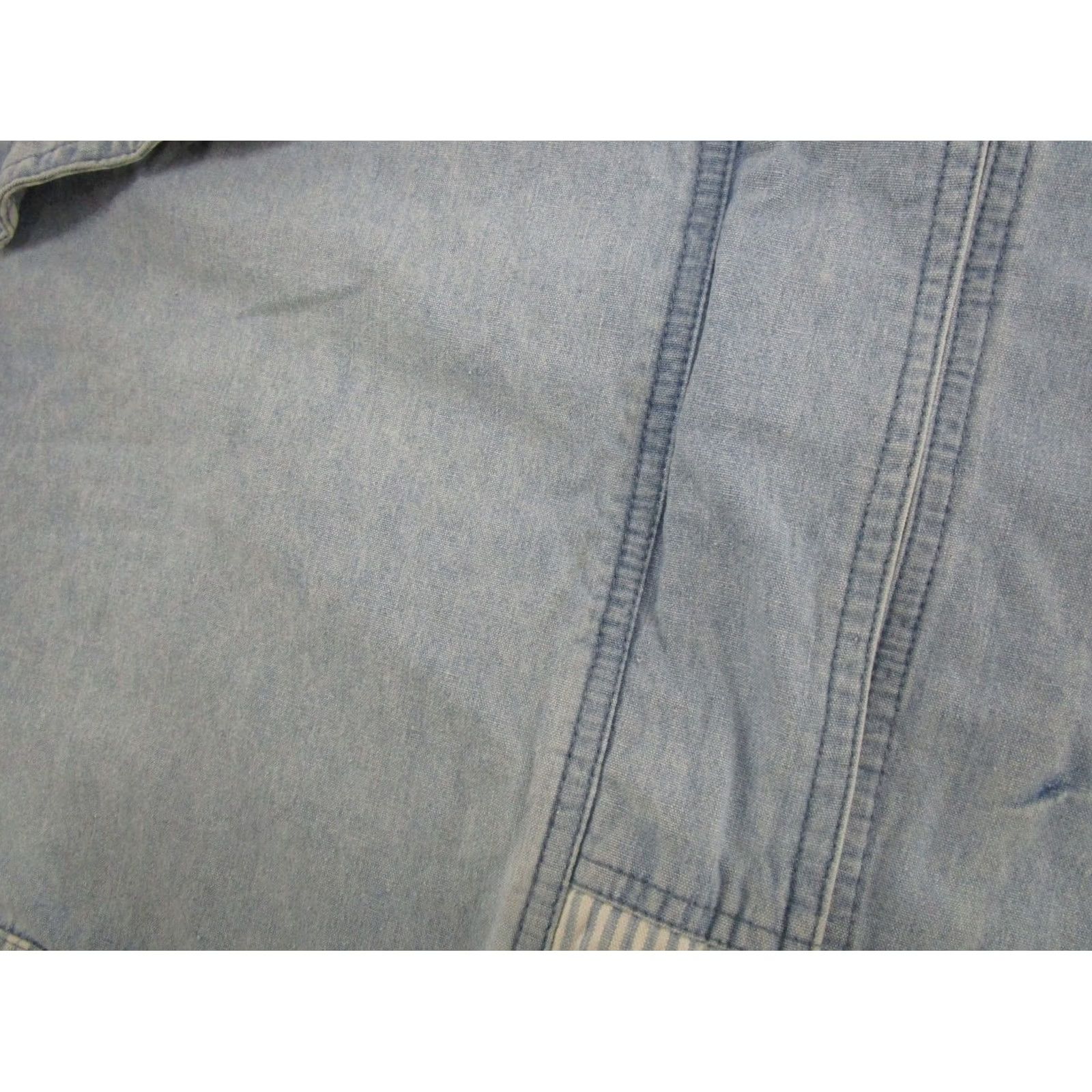 Vintage VINTAGE East West Denim Jacket Womens M 90s Streetwear Blue 90s Casual Jacket Mens Womens Girls? Size 32" / US 10 / IT 46 - 4 Thumbnail
