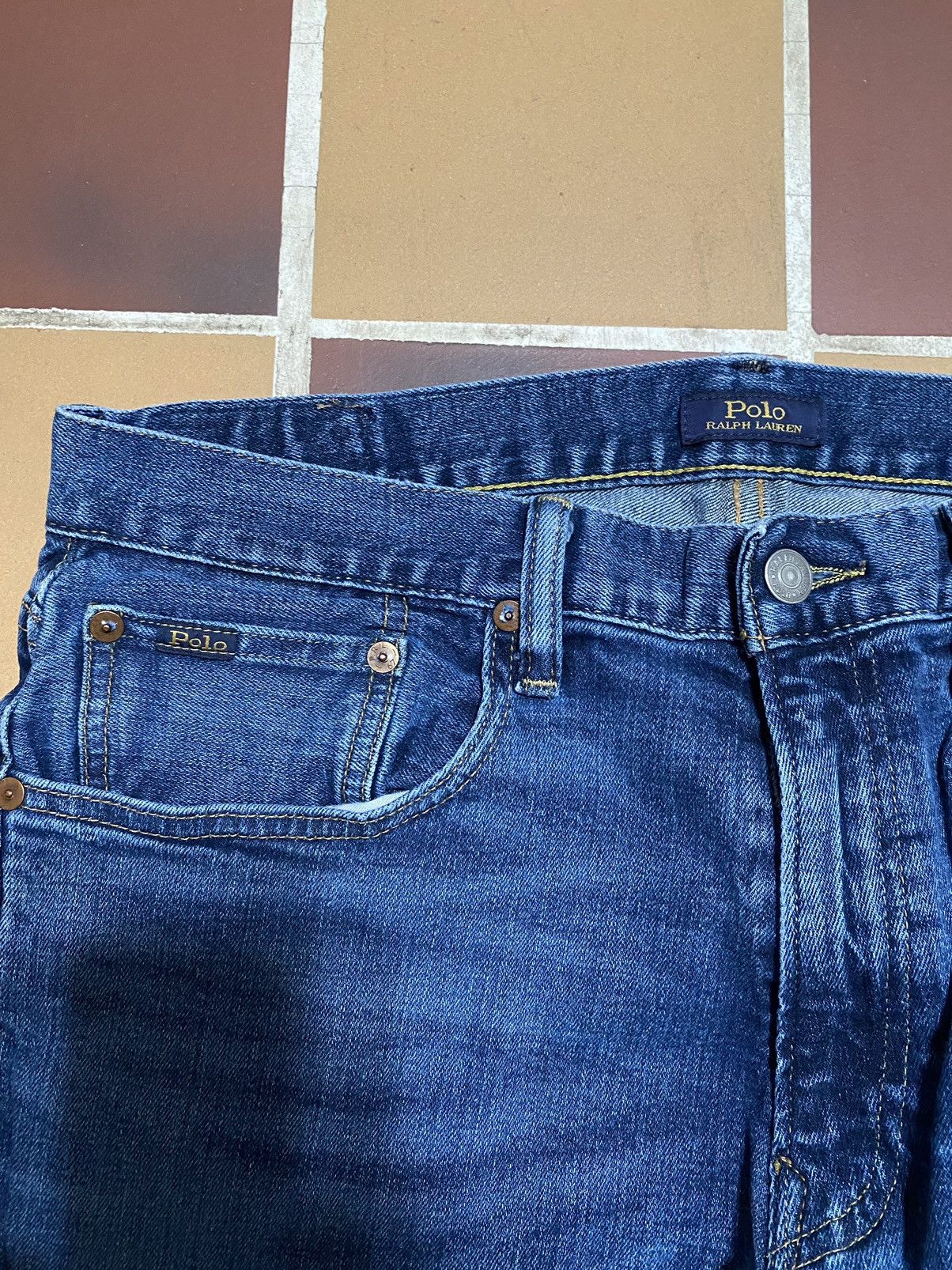 Polo Ralph Lauren Vintage Polo Ralph Lauren Denim Jeans Size US 33 - 2 Thumbnail