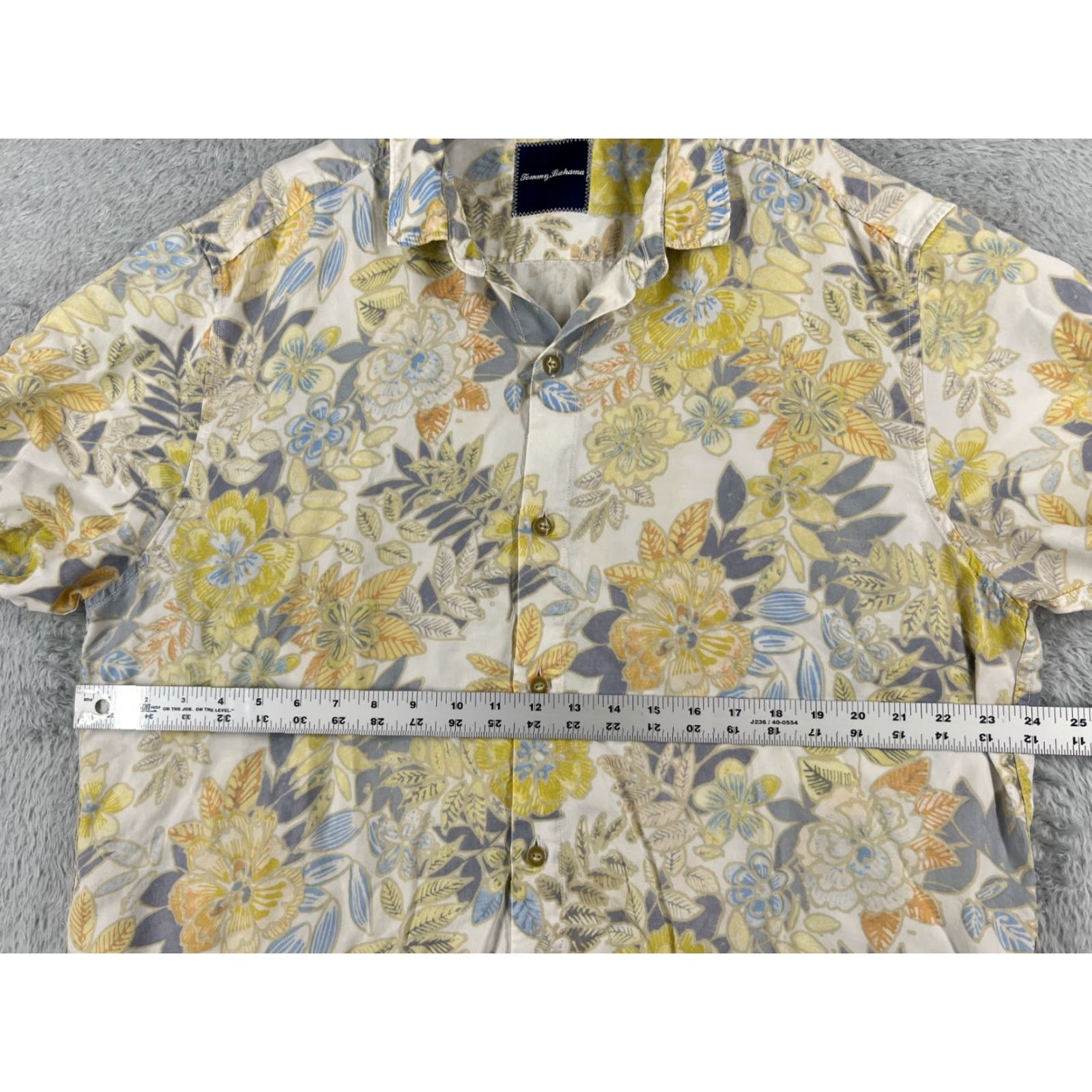 Tommy Bahama Tommy Bahama Shirt Men XL Yellow Floral 60s Look 100% Tencel Beach Aloha Vacation Resort Vintage No Size US XL / EU 56 / 4 - 7 Thumbnail