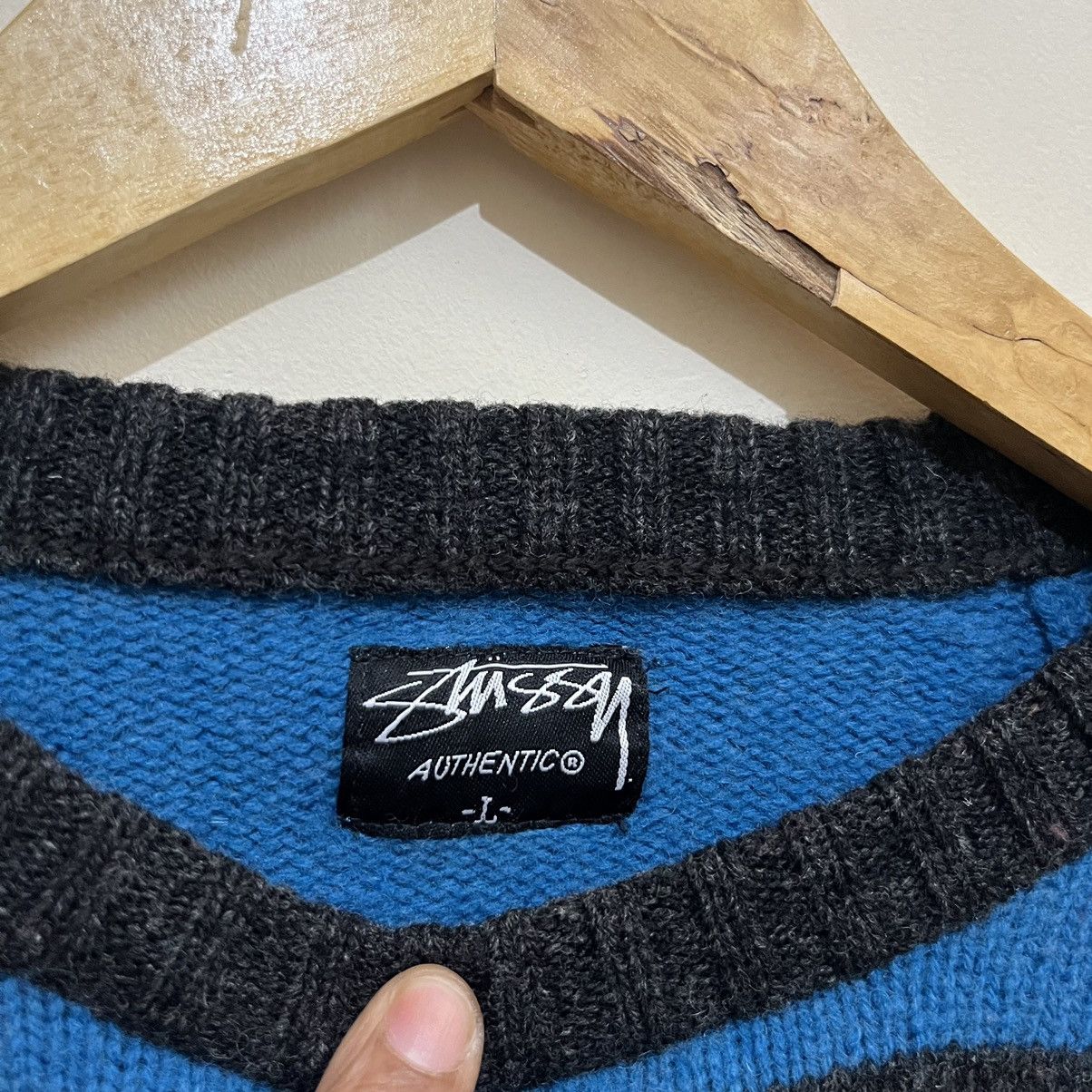 Stussy Wool Knit Jumper Sweatshirt