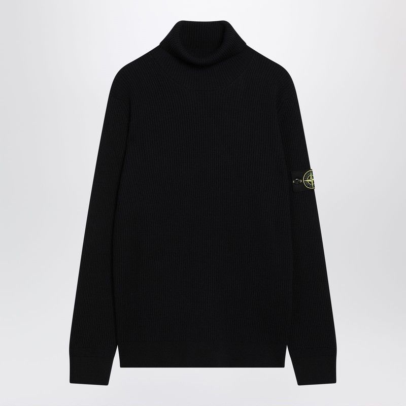 Stone Island Stone Island Navy Blue Turtleneck Sweater With Regular Fit Size US XXL / EU 58 / 5 - 1 Thumbnail