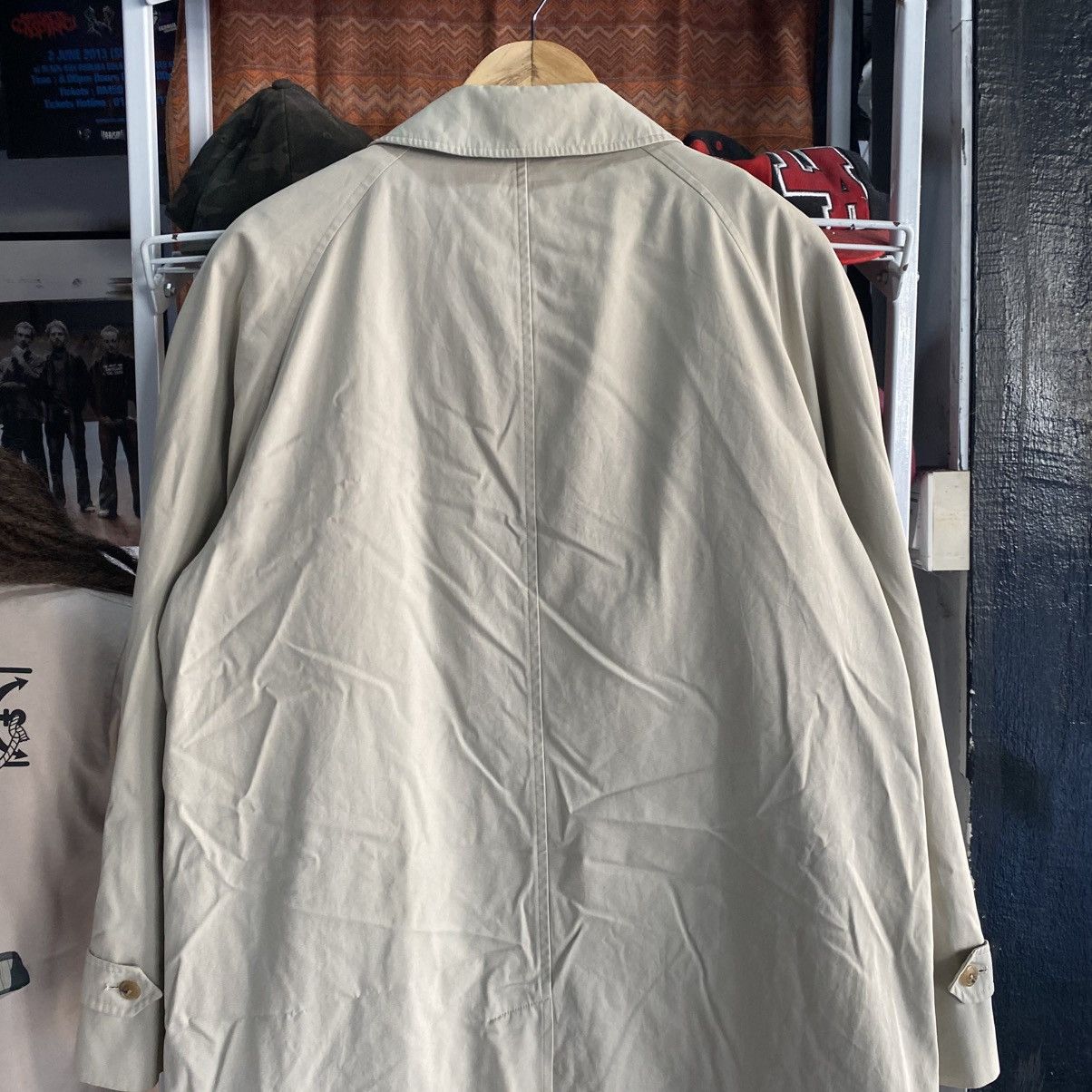 Burberry Vintage Burberrys Single Breasted Trench Coat Beige chekered Size US L / EU 52-54 / 3 - 6 Thumbnail