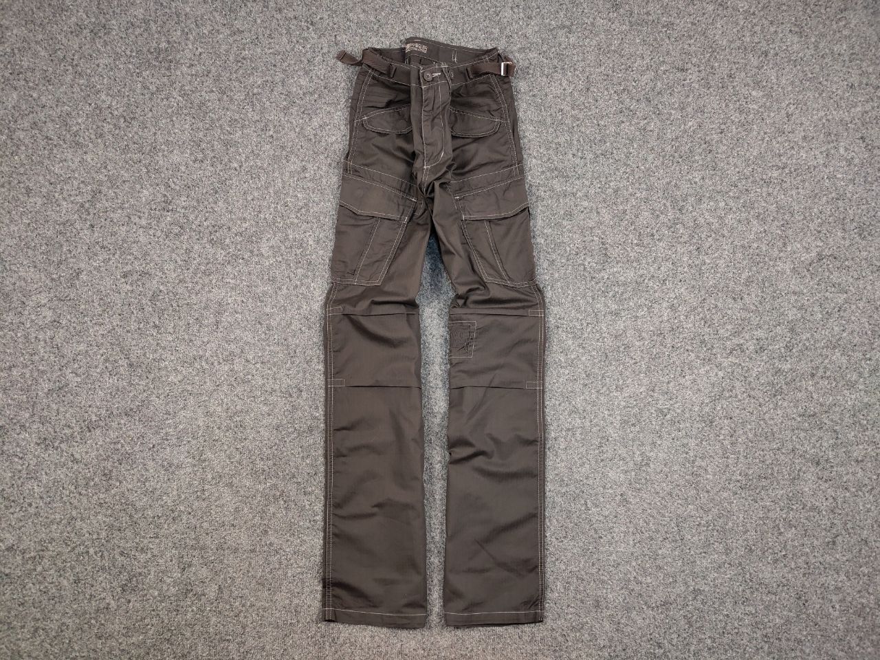Japanese Brand Vintage 90's Japan Style Cargo Brown Pants Travis Scott Size US 31 - 1 Thumbnail