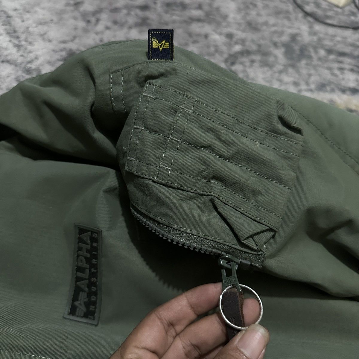Alpha Industries Alphaindustries Inc Usa Fur Jacket Green Size US XXL / EU 58 / 5 - 3 Thumbnail