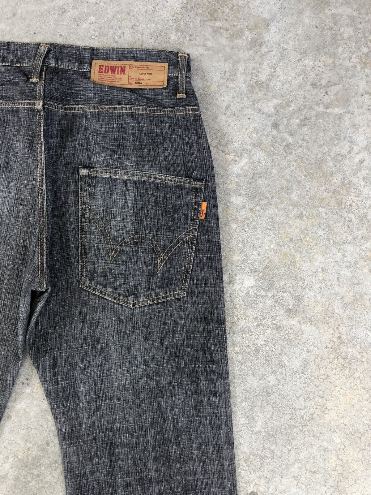 If Six Was Nine Japanese Edwin Flared Jeans Loose Jeans Distressed Jeans Size US 33 - 10 Thumbnail