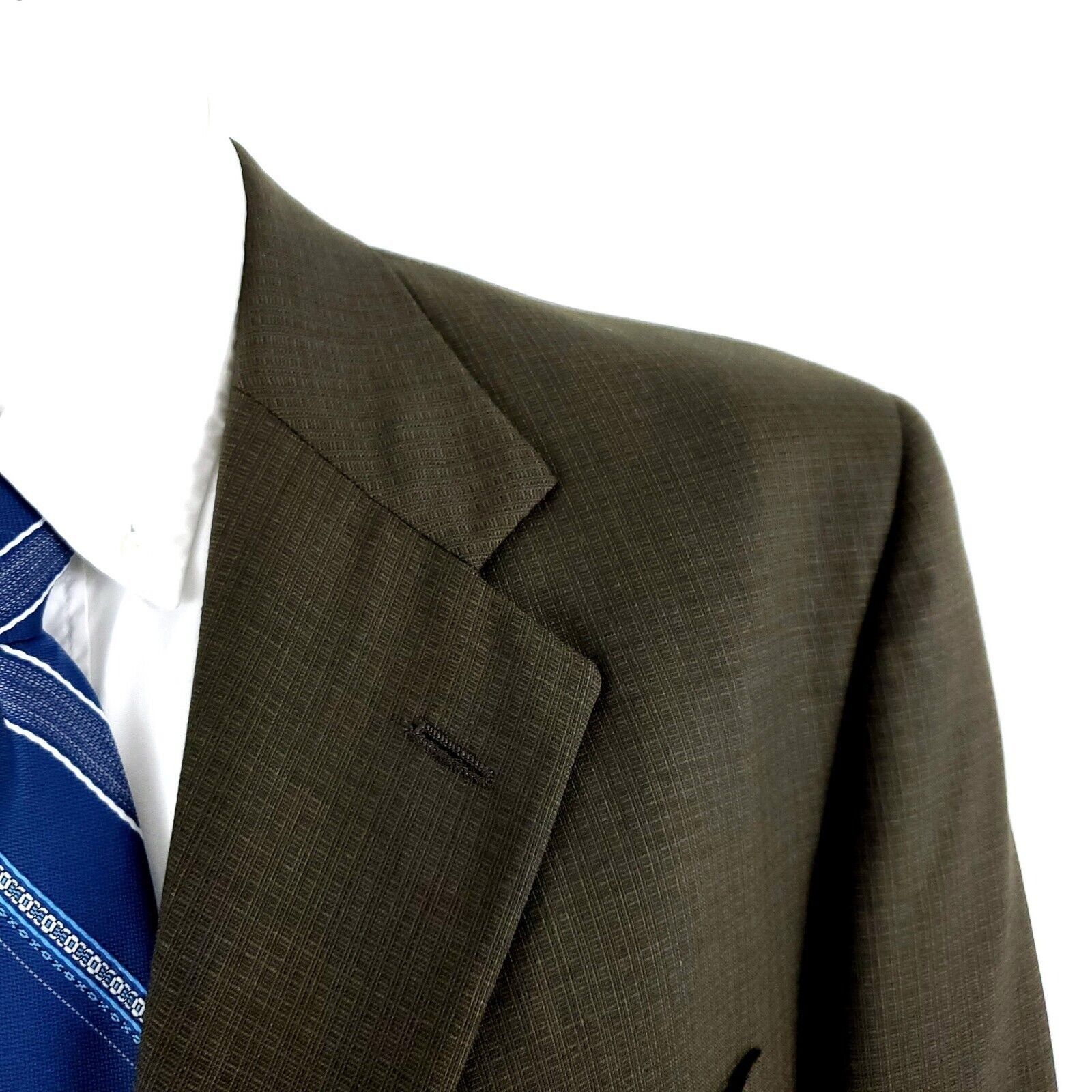 Givenchy Givenchy Monsieur Wool 4 Button Sport Coat 40R Green Check S Size 40R - 2 Thumbnail