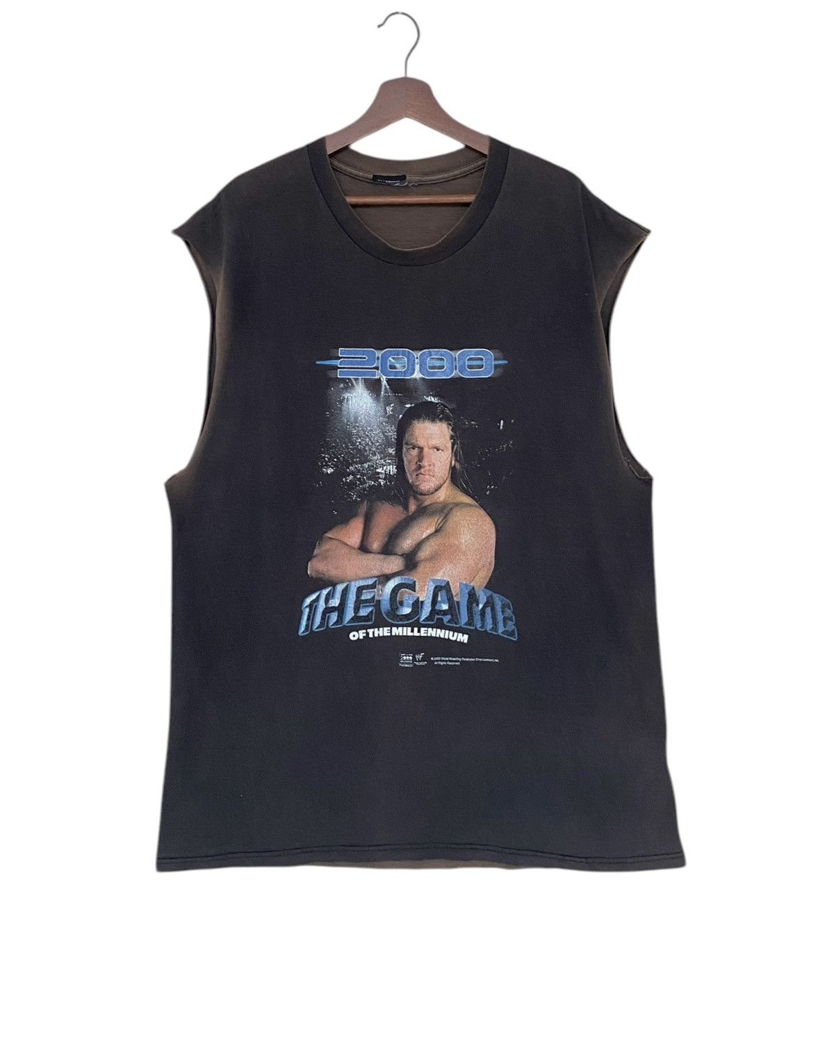 Vintage Vintage Wrestling The Rock T-shirt 2000s Size US L / EU 52-54 / 3 - 1 Thumbnail